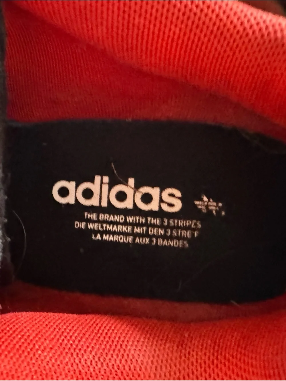 adidas women’s Black, Red, Blue Multicolor Lace-Up Sneakers